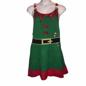 NWT It's Our Time Elf Christmas Dress Small